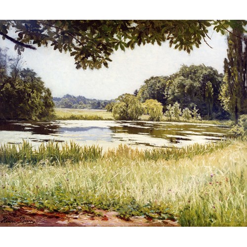 A River Scene in France